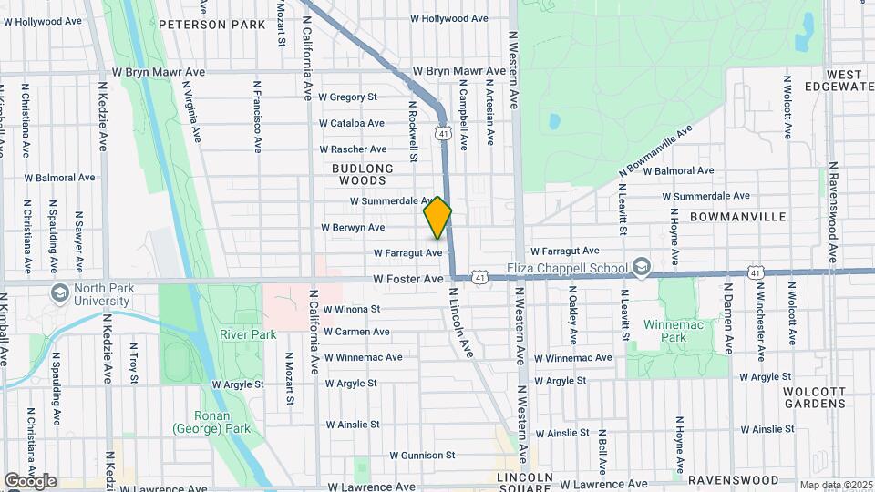 2514 W Farragut Ave Map and Location Details