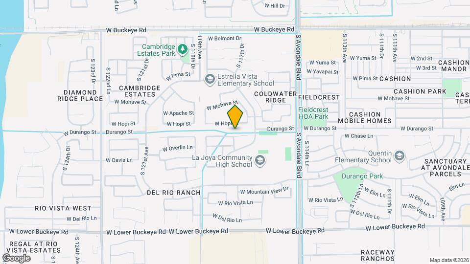 11734 W Chase Ln Mapa y Detalles de la Ubicación