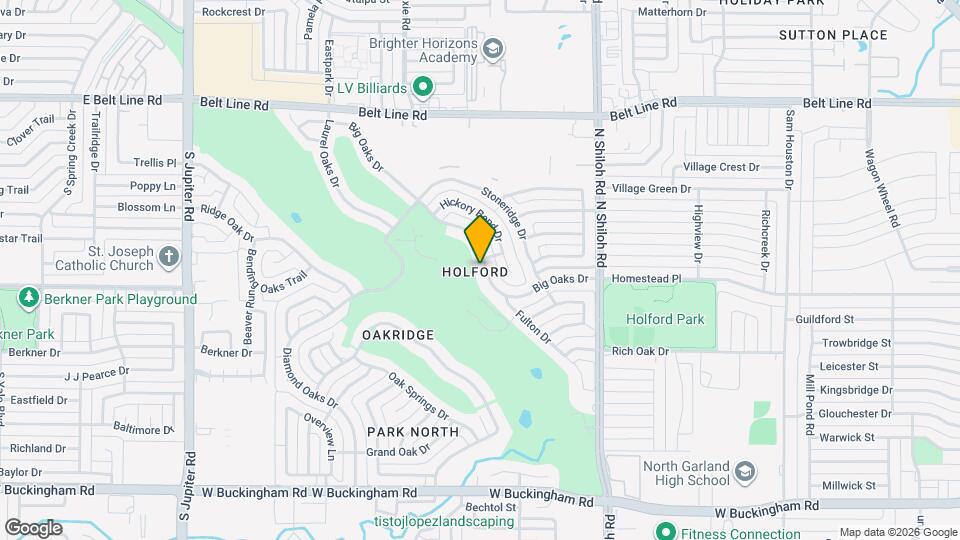 2730 Big Oaks Dr Map and Location Details