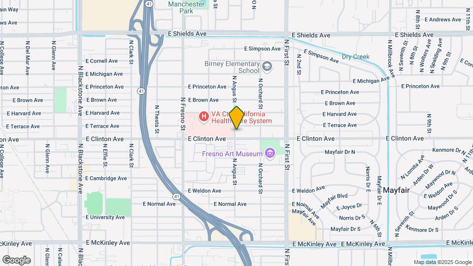 2410 N Angus St Map and Location Details
