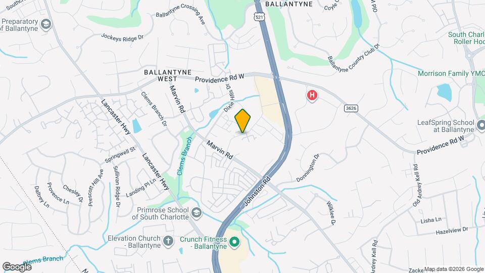 15345 Ballancroft Pky Map and Location Details