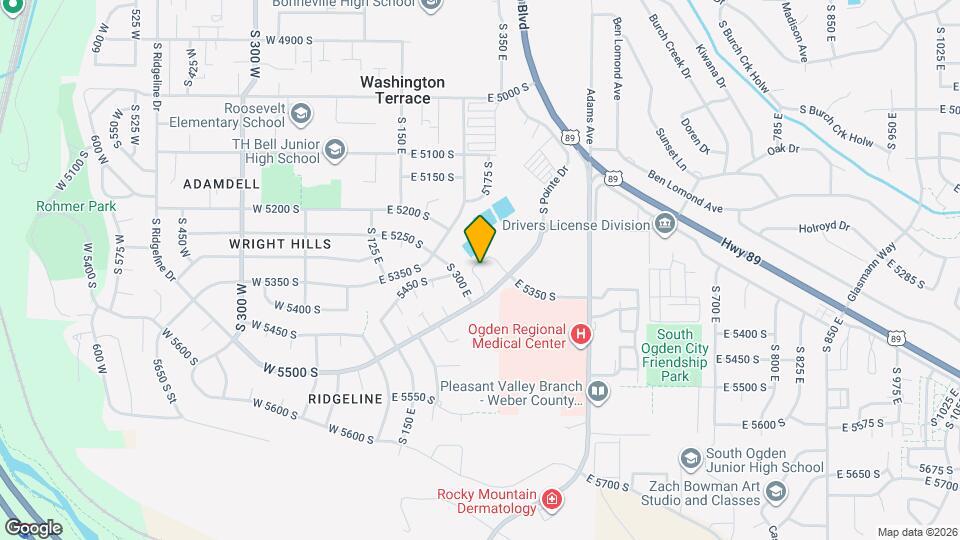 5420 S 350 E Map and Location Details