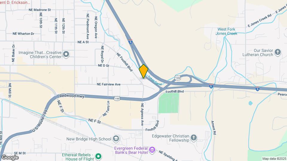 1868 NE Foothill Blvd Map and Location Details