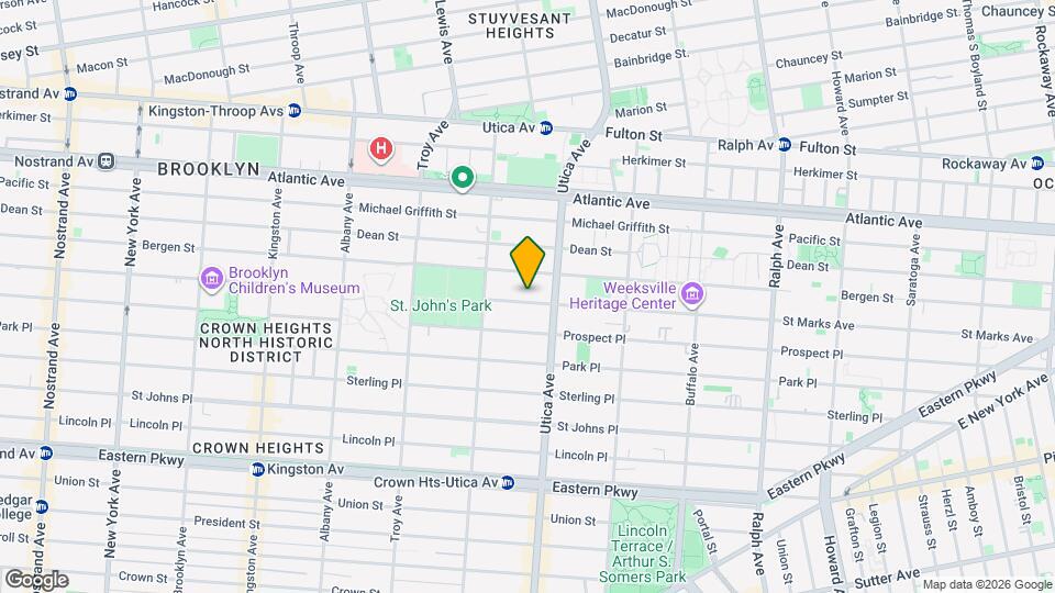 1143 St Marks Ave Map and Location Details