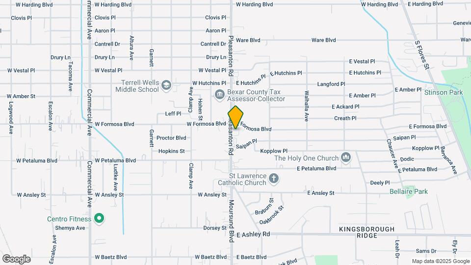 3718 Pleasanton Rd Map and Location Details