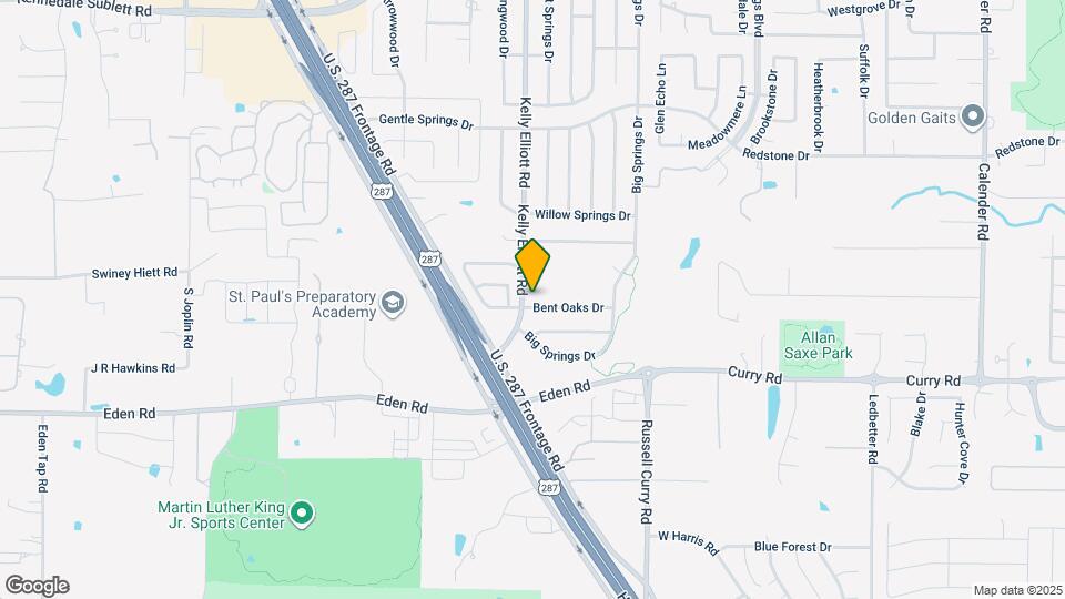 4215 Bent Oaks Dr Map and Location Details