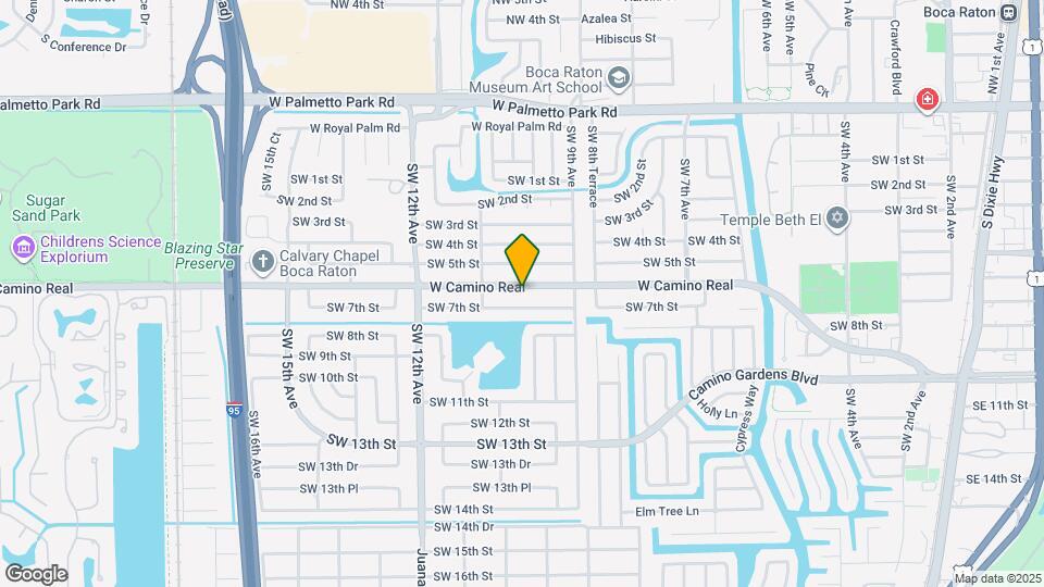 1012 W Camino Real Map and Location Details