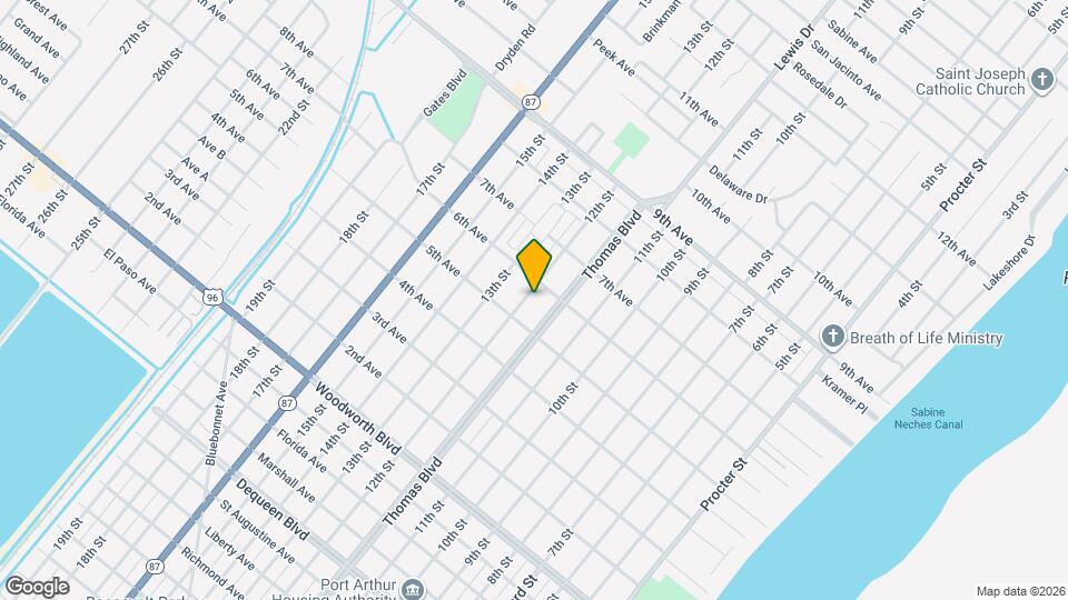 3330 12th St Map and Location Details