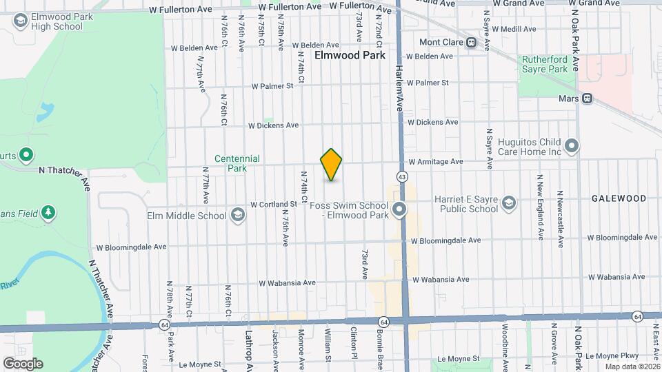 1923 N 74th Ave Map and Location Details