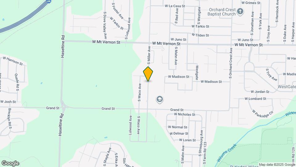 843 S Miller Ave Map and Location Details