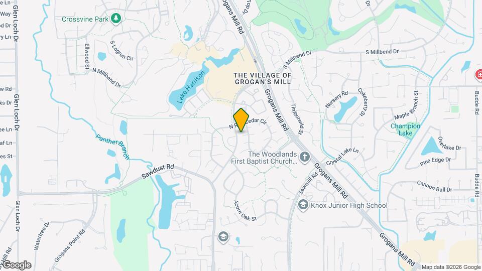 1108 E Red Cedar Cir Map and Location Details