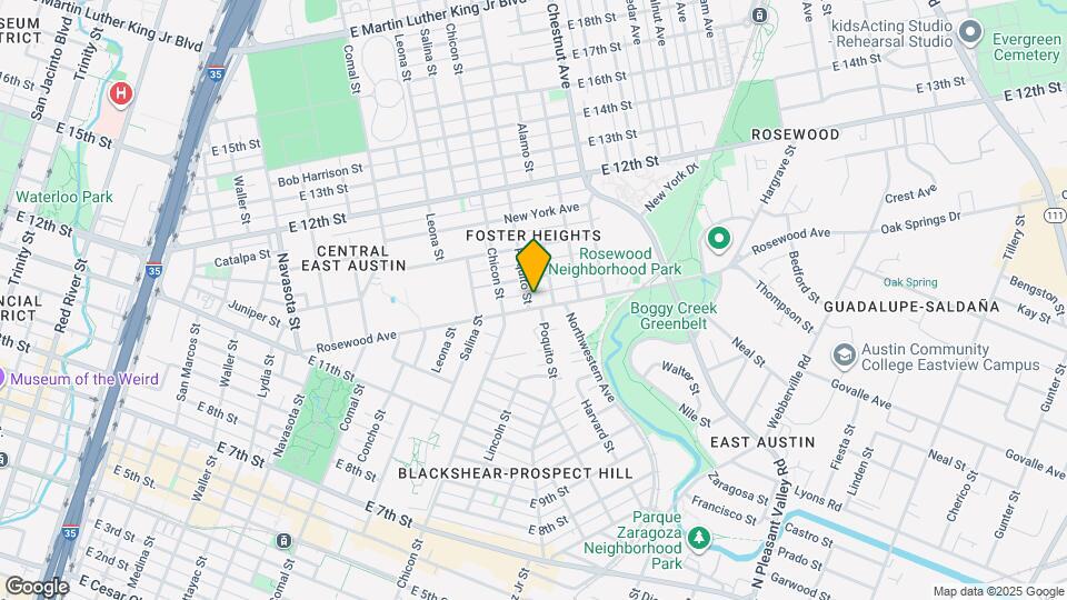 2002 Rosewood Ave Map and Location Details