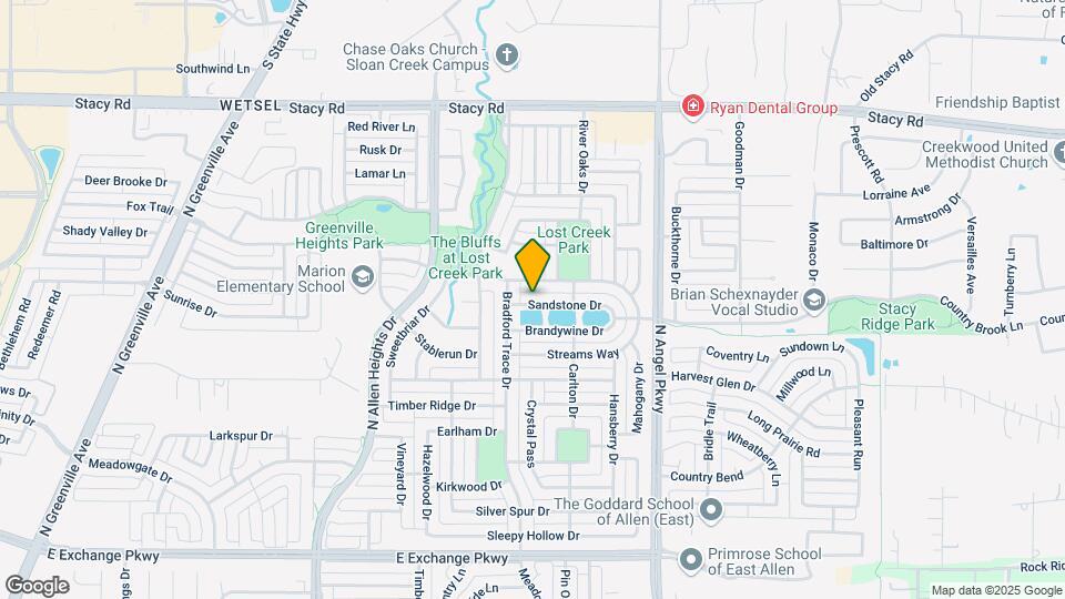 1517 Sandstone Dr Map and Location Details