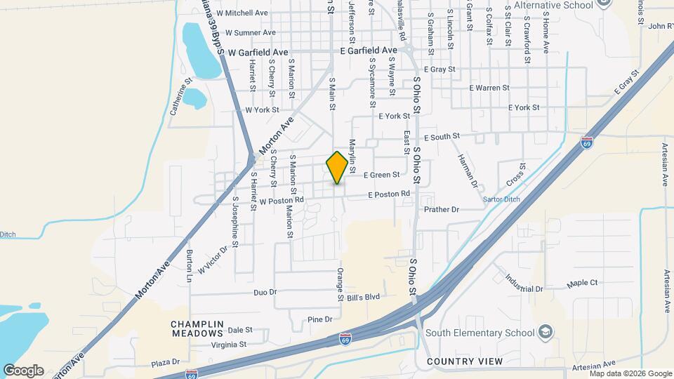 1469 S Main St Map and Location Details