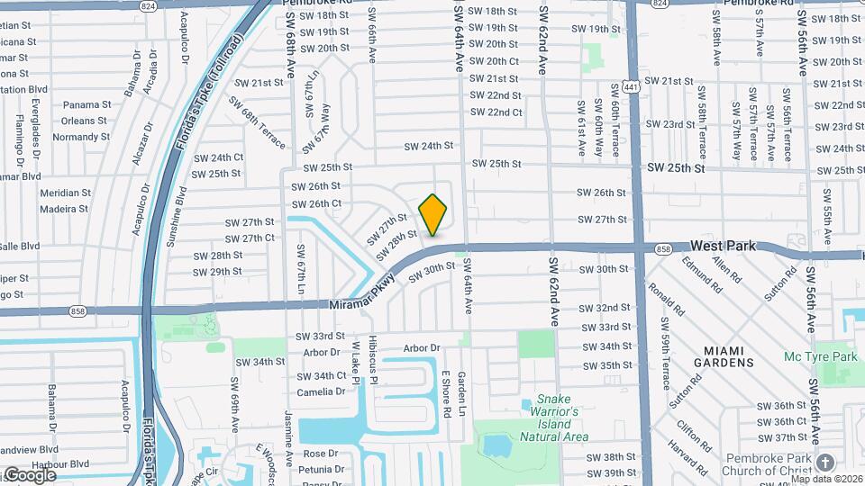 6485 Miramar Pkwy Map and Location Details