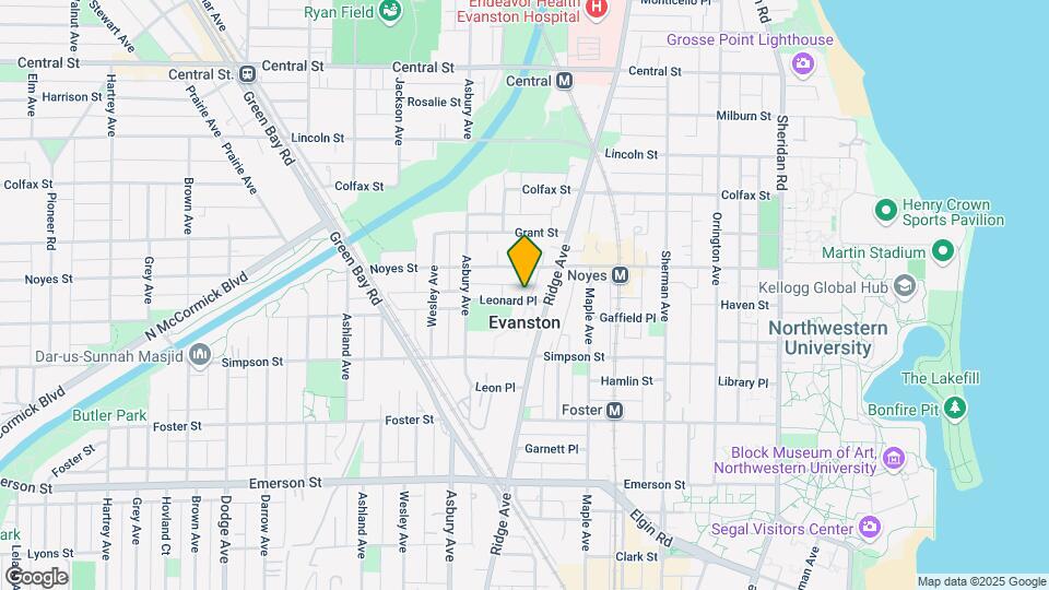 1121 Leonard Pl, Unit 1 Map and Location Details