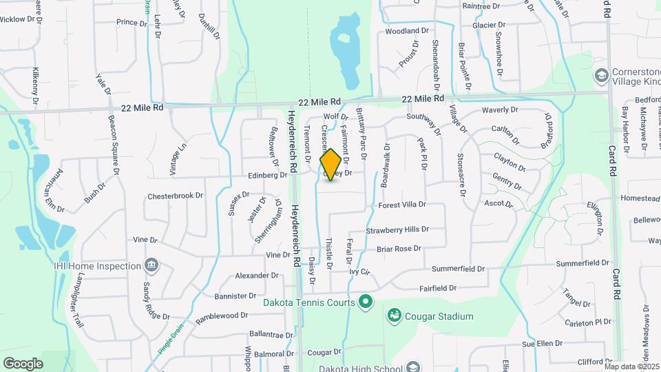 20821 Wexford Dr Map and Location Details