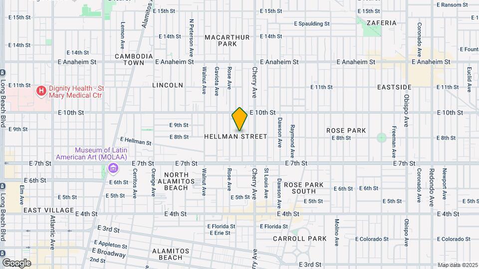 811 Gardenia Ave Map and Location Details