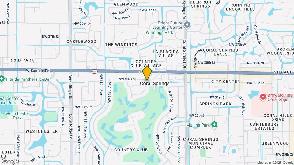 3261 NW 108th Dr Map and Location Details