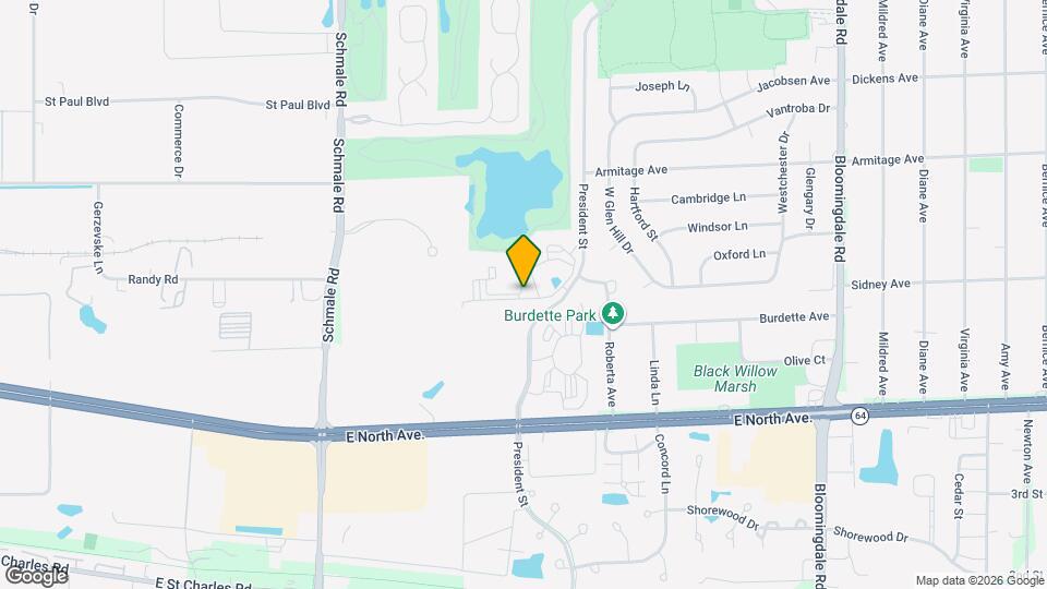 Glenlake Club Apartments Map and Location Details