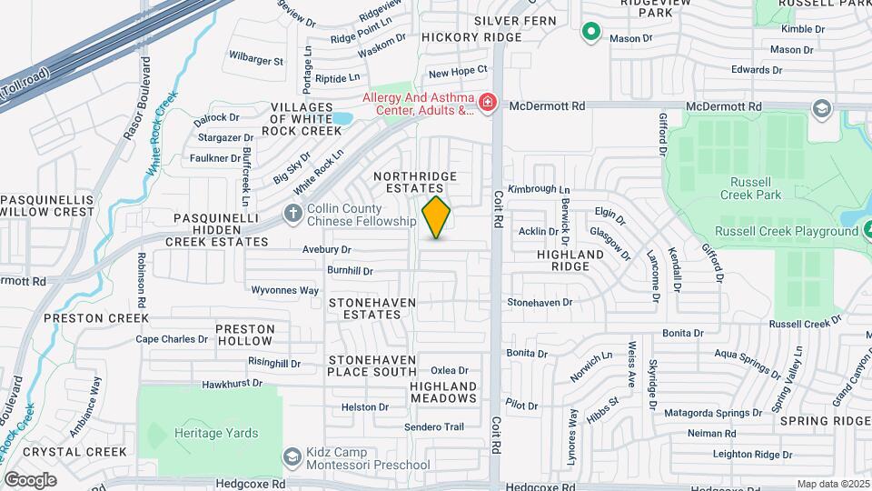 4129 Aldenham Dr Map and Location Details