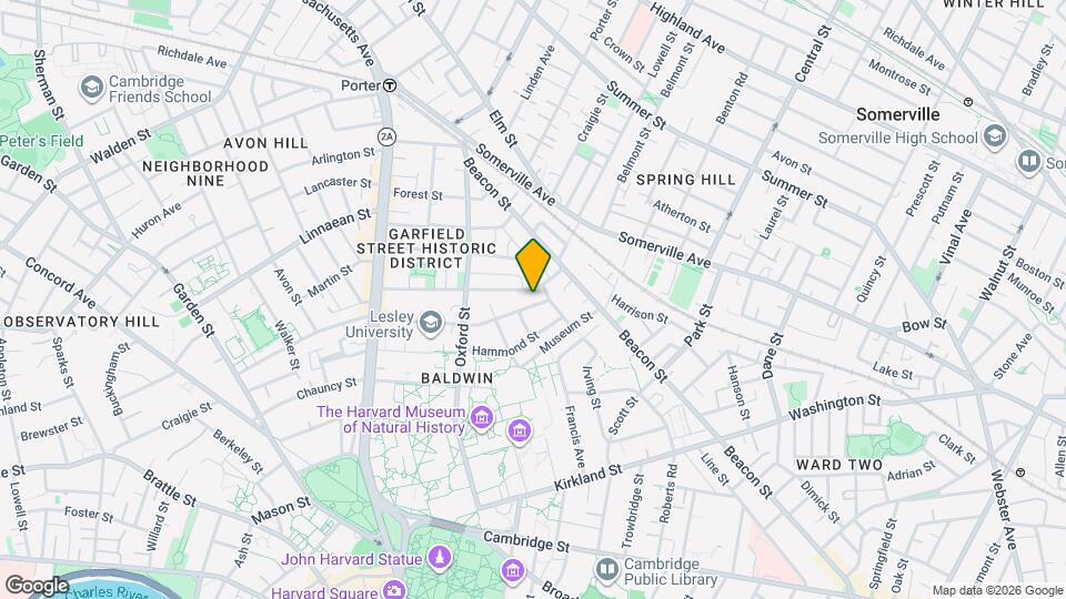85 Wendell St, Unit 1 Map and Location Details
