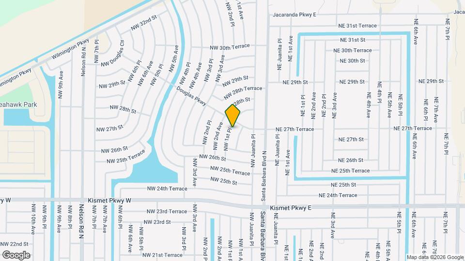 2709 NW 1st Pl Map and Location Details