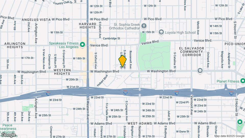 1856 N Kingsley Dr Map and Location Details
