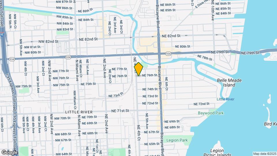 420 NE 76th St Mapa y Detalles de la Ubicación
