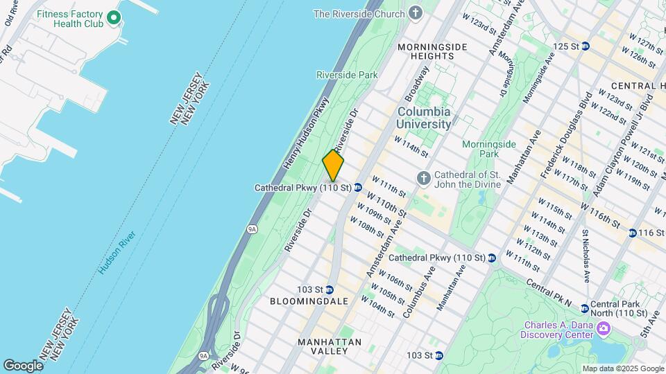 370 Riverside Drive Map and Location Details