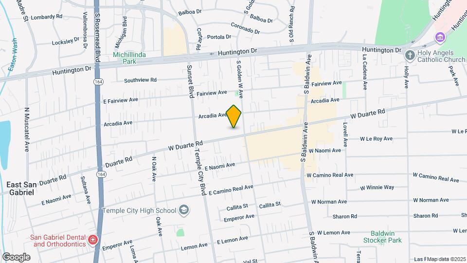 929 W Duarte Rd Map and Location Details