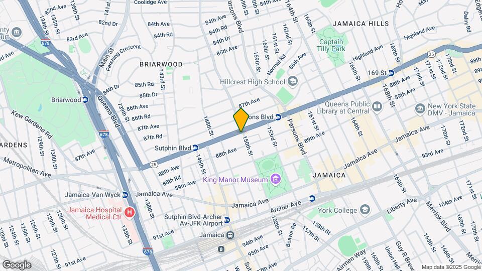 87-62 150th St Mapa y Detalles de la Ubicación