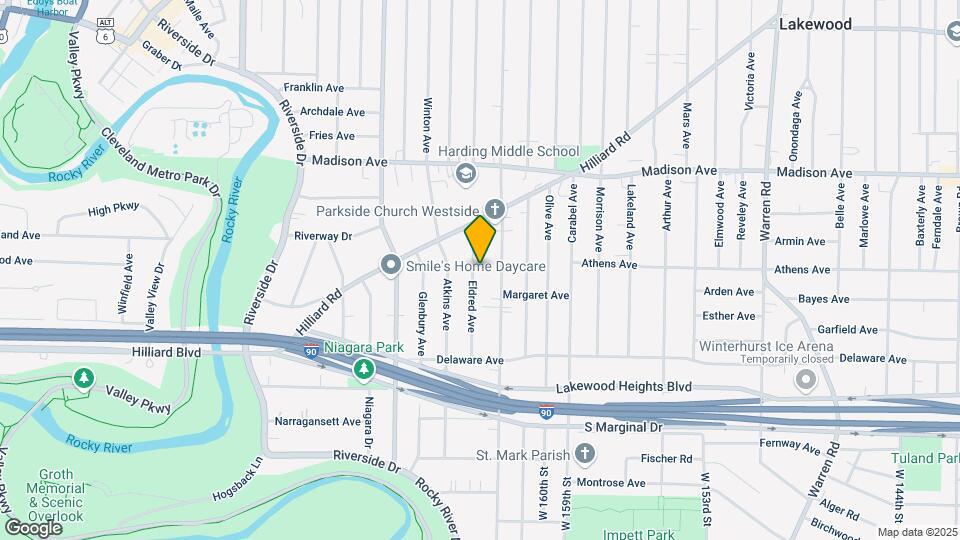 2147 Eldred Ave, Unit Down Unit Mapa y Detalles de la Ubicación