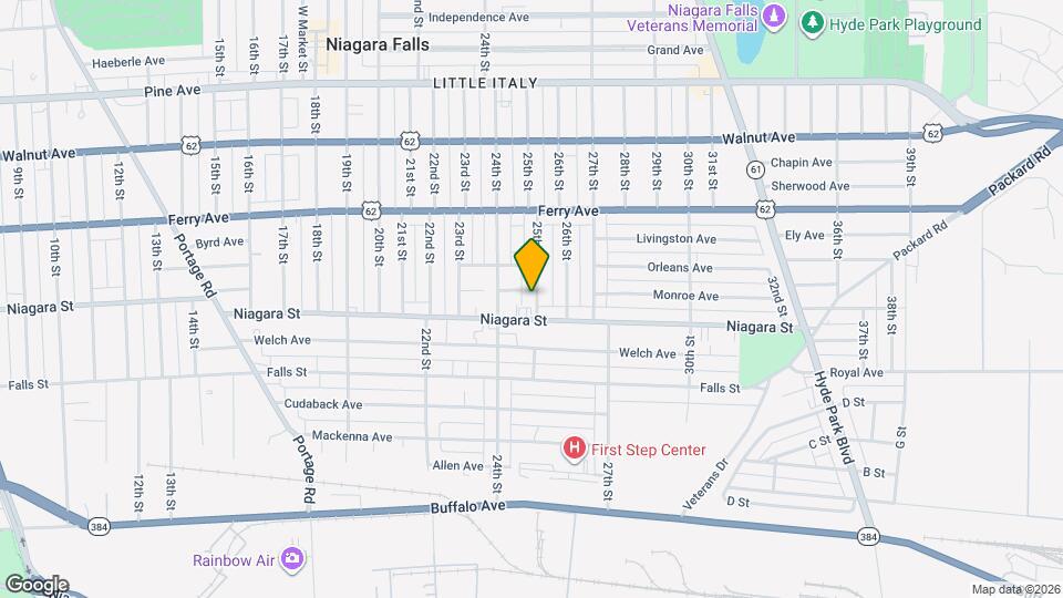 420 25th St Map and Location Details