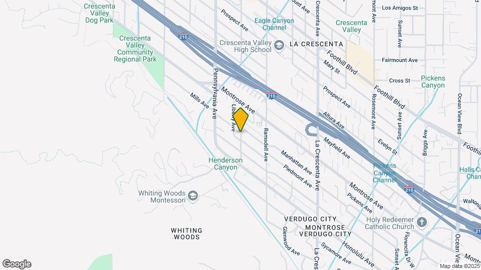 3103 Piedmont Ave, Unit Studio Apartment Map and Location Details
