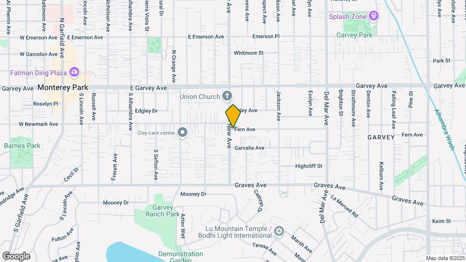 2540 New Ave Mapa y Detalles de la Ubicación