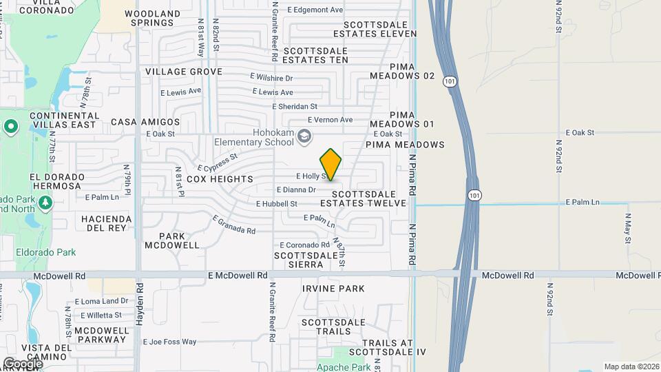 8636 E Dianna Dr Map and Location Details