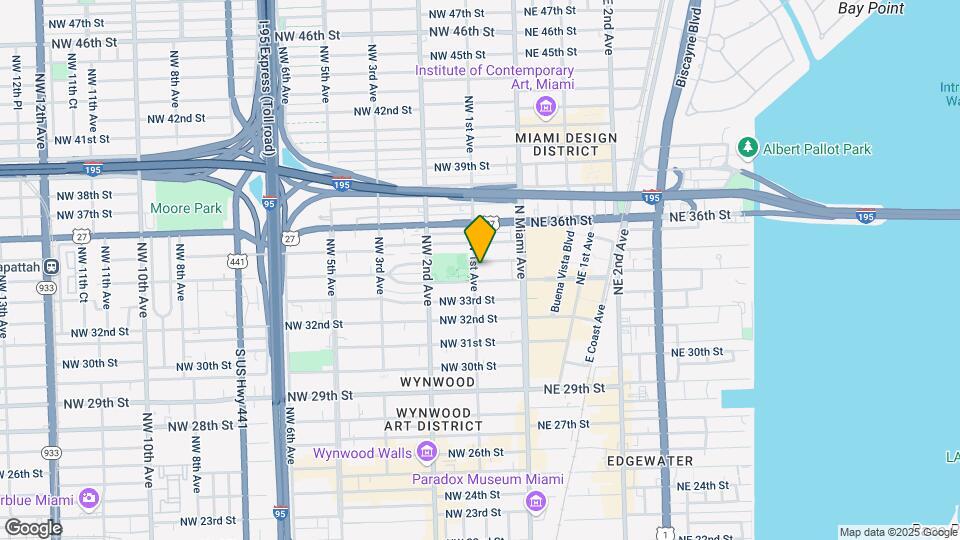 3421 NW 1 Ave Map and Location Details