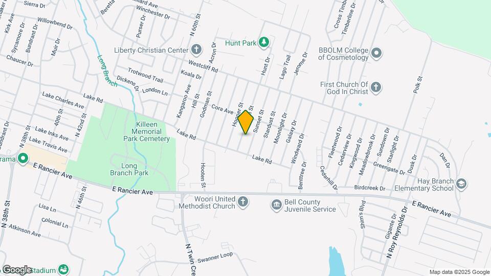 1708 Kenyon St Map and Location Details