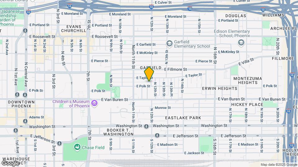 1150 E Polk St Map and Location Details