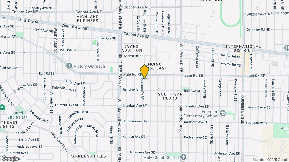 516 Palomas Dr SE Mapa y Detalles de la Ubicación