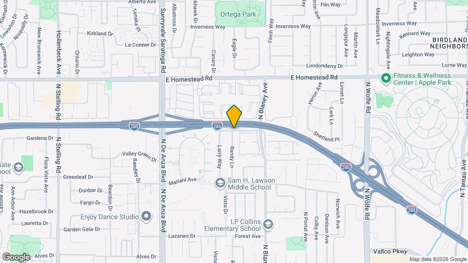 The Verandas at Cupertino Mapa y Detalles de la Ubicación