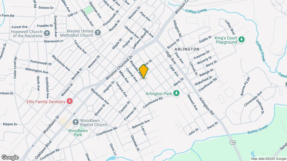 1302 Roanoke Ave Mapa y Detalles de la Ubicación