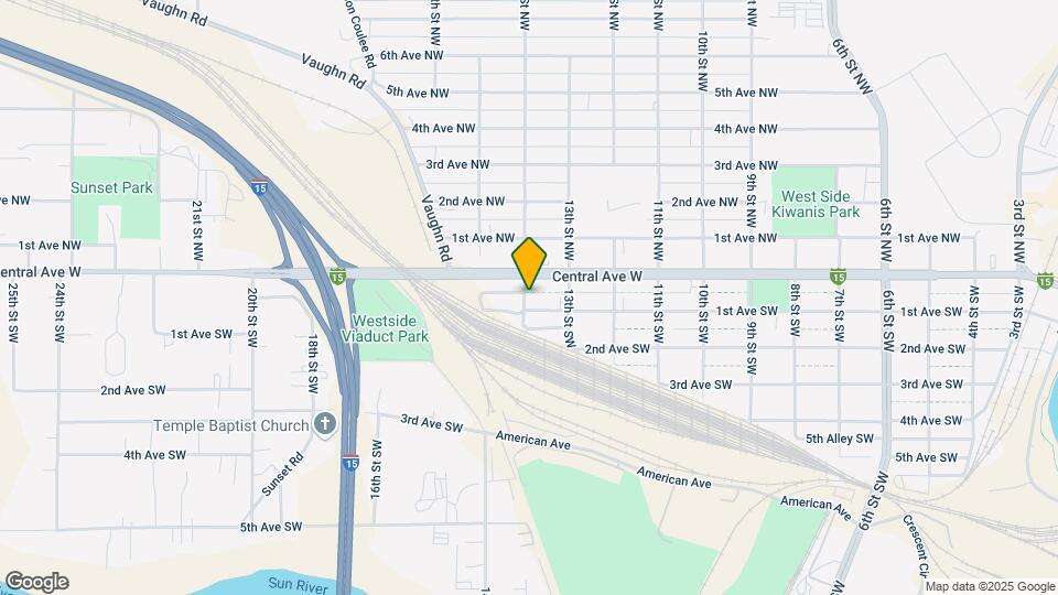 1321 1st Ave SW Map and Location Details