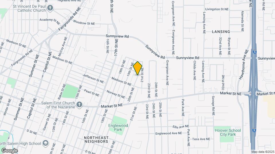 1912 20th St NE Map and Location Details