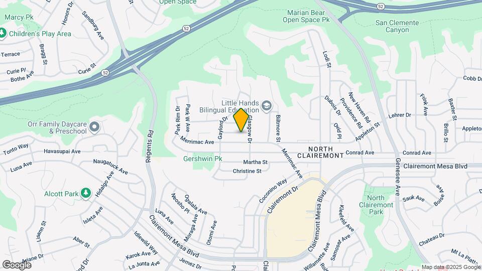 3665 Morlan St Map and Location Details