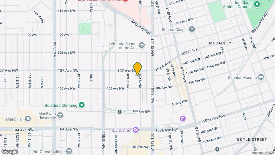 10646 102 St NW Map and Location Details