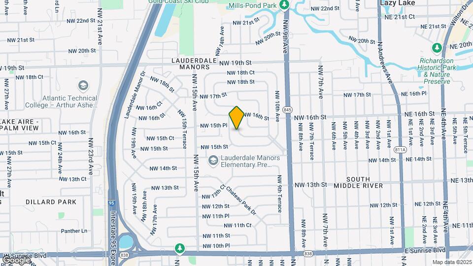 1517 NW 12th Ave Map and Location Details