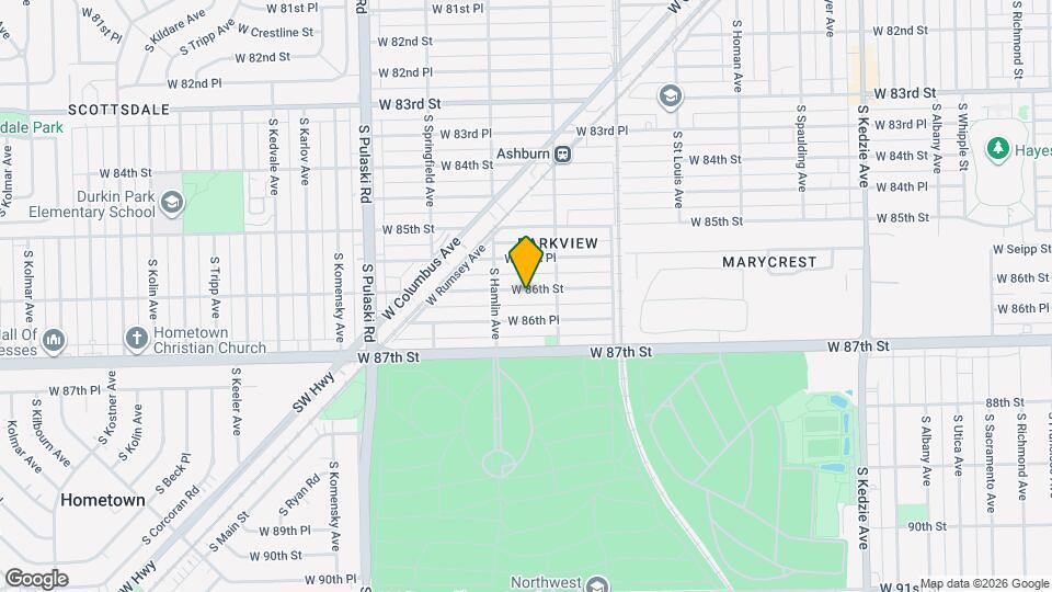 3729 W 86th St Mapa y Detalles de la Ubicación