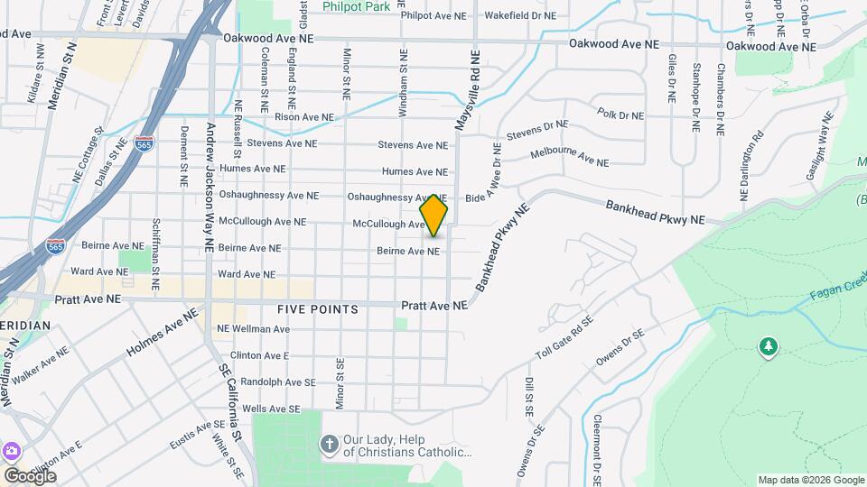1611 Beirne Ave NE Map and Location Details